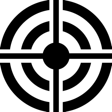 Bullseye With Target Symbol Vector Svg Icon Svg Repo