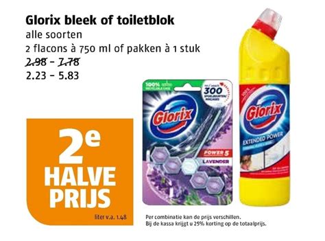 Glorix Bleek Of Toiletblok Aanbieding Bij Poiesz