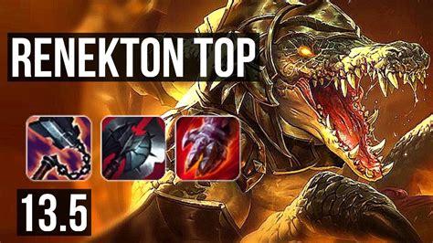 RENEKTON Vs JAX TOP 7 Solo Kills 1 4M Mastery 600 Games KR