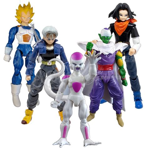 Boneco Brinquedo Articulado Dragon Ball Z 14cm Action Figure Removível