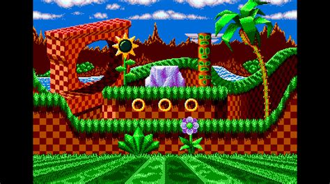 Artstation Green Hill Zone Animated Background