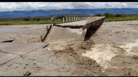 Crecida De Río Derrumbó Un Puente En Quilmes Catamarca Actual