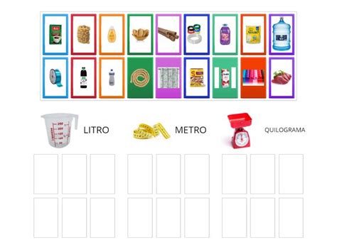 Unidades De Medida Comprimento Capacidade E Massa Group Sort