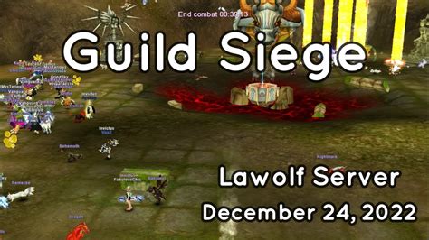 Guild Siege Lawolf Server December Flyff Universe Youtube