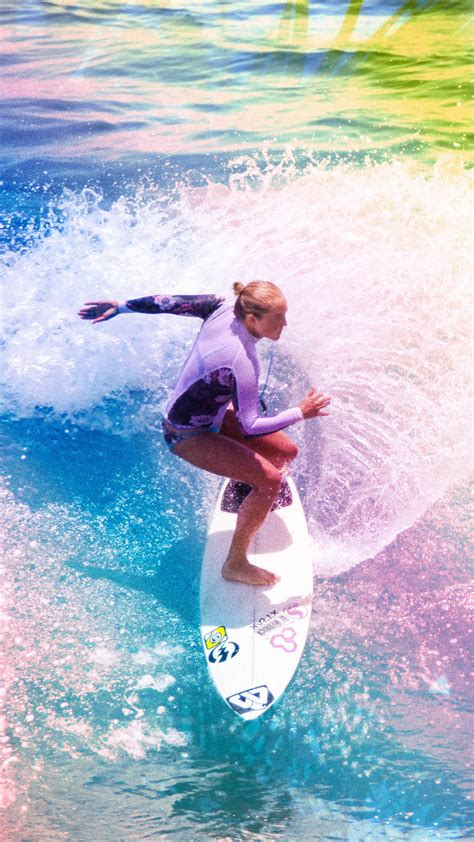 Download Surfing Rainbow Gradient Filter Wallpaper | Wallpapers.com