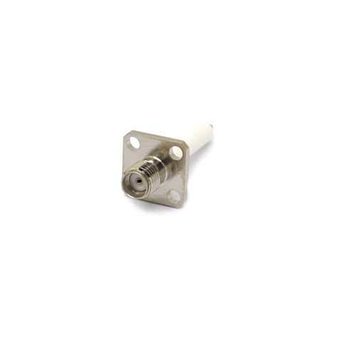 Conector SMA Fêmea Reto Painel Base Quadrada 12 70mm Isolante de 22 00