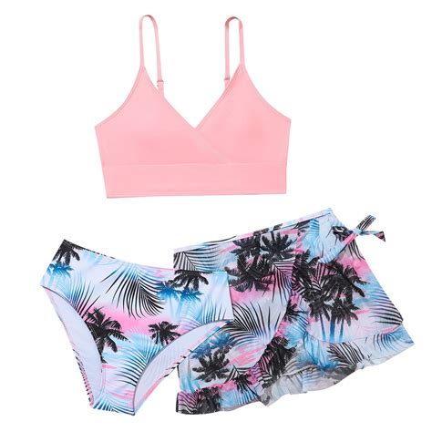 Girls Swimsuit Girl S Piece Swimsuits Fruit Prints Bikini Bathing Suit Briefs Girls Bikini