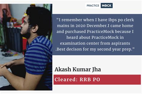 Success Story Of Akash Kumar Jha Cleared RRB PO