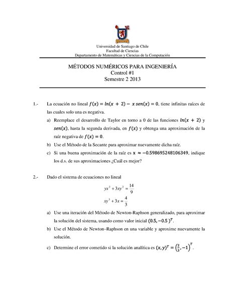 Examen Julio Preguntas Y Respuestas Universidad De Santiago