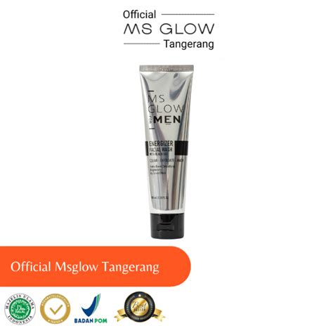 Jual Ms Glow For Men Energizer Facial Wash I Sabun Wajah Pria I