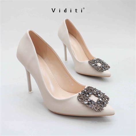 Jual Viditi Crystal Heels Cm Shoes Sepatu Import Wanita