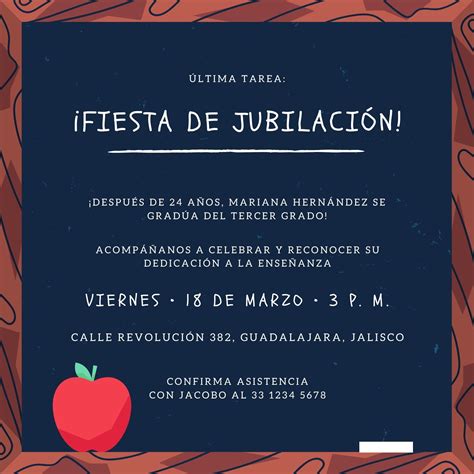 Plantillas Para Invitaciones De Jubilaci N Gratis Canva The Best Porn