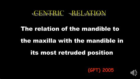 1 Occlusion In Prosthodontics Introduction Differences Between