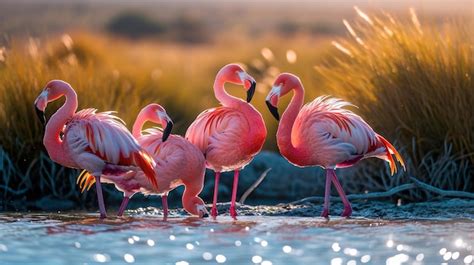 Premium Photo | Flamingo birds