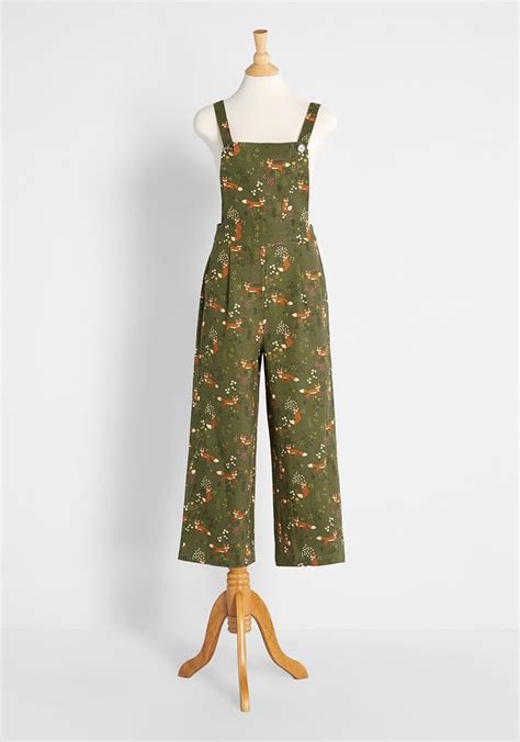 Princess Highway Modcloth X Princess Highway Foxy Floral Overalls In