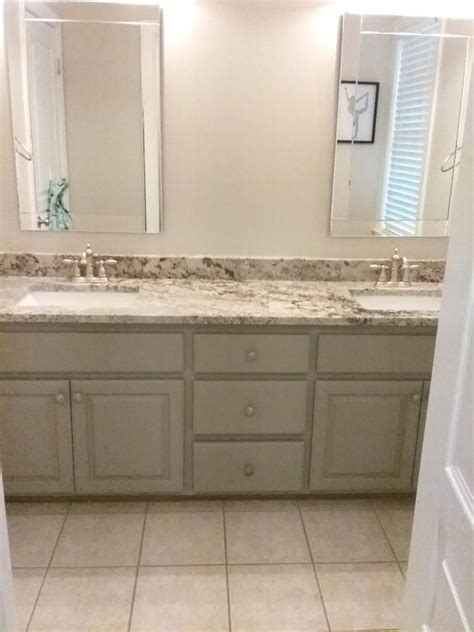 Pavestone Master Bathroom Vanity - 2 Cabinet Girls