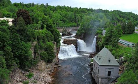 Rainbow Falls At Ausable Chasm Keeseville Ny