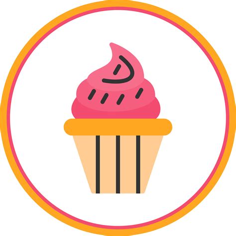 Cupcake Vector Icon Design 26107476 Vector Art At Vecteezy