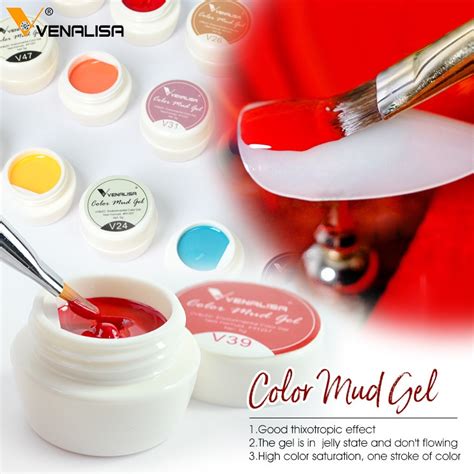 Jual Venalisa Color Mud Uv Gel Paint Nail Polish Gr Shopee