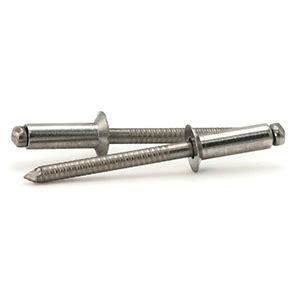 POP Rivet Countersunk 304 Stainless Steel 4 8C 1 8 X 1 2 Gap 0 376