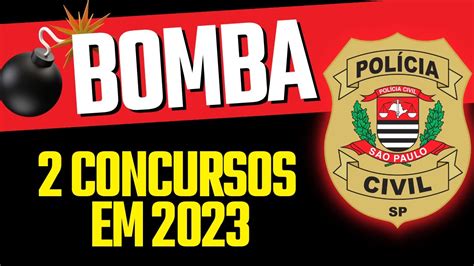 ATENÇÃO Concurso PCSP 2023 Teremos 2 CONCURSOS YouTube