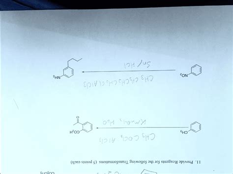 SOLVED Provide Reagents For The Following Transformations