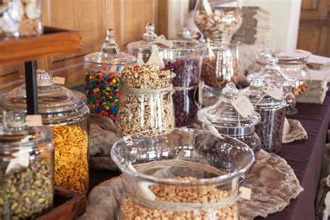 Trail Mix Bar Wedding Inspiration Fall Trail Mix Anniversary Parties