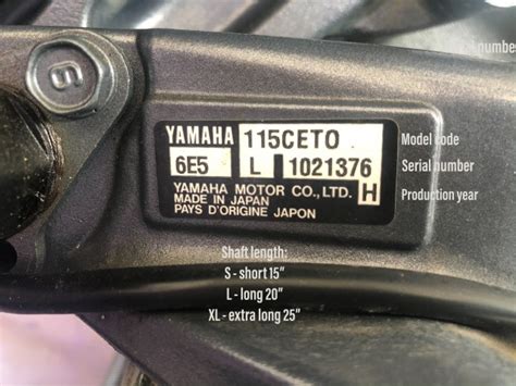 Yamaha Outboard Shaft Length By Serial Number