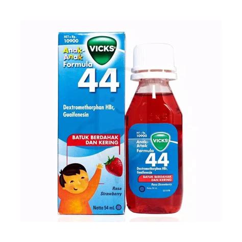 Vicks Formula 44 Anak Strawberry 54mL Indonesia Distribution Hub