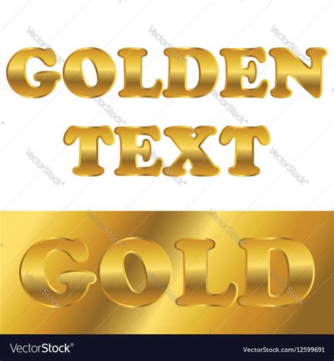 Gold Metallic Font Free Download Intensivecl