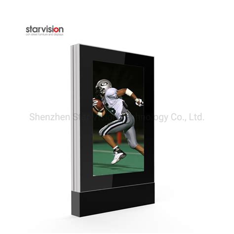 Ip65 Full Outdoor 3000nits Sunlight Readable Outdoor Lcd Digital Signage For Digital Bus Shelter