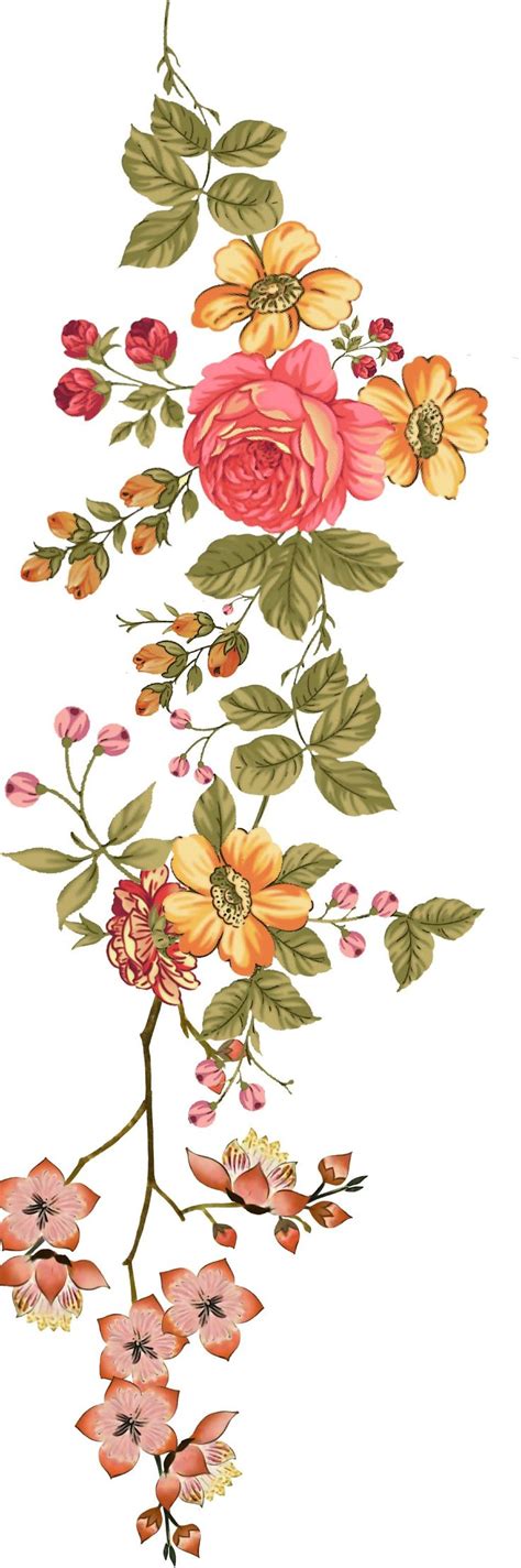 Pin By Marea S Adeel On Digital Borders Design Botanical Flower Art