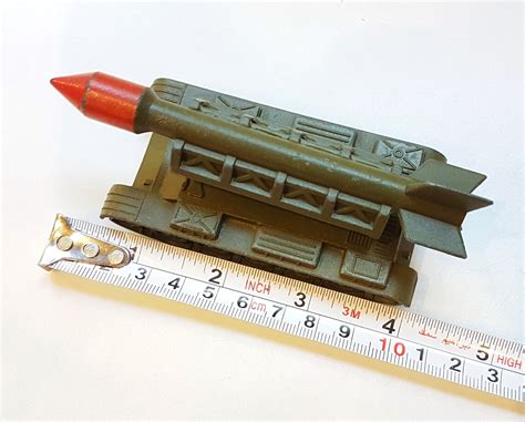 Vintage USSR Toy Missile Launcher Rocket System metal diecast | Etsy