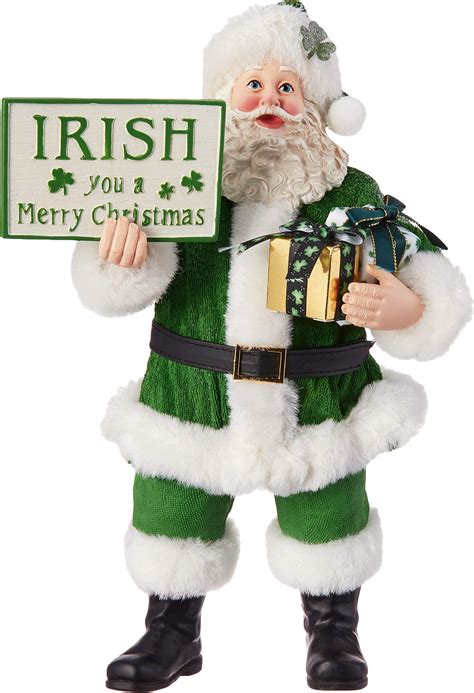 Kurt Adler 105 Inch Fabriché™ Musical Irish Chef Santa