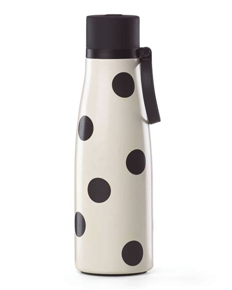 Kate Spade New York All In Good Taste Deco Dot Water Bottle Neiman Marcus