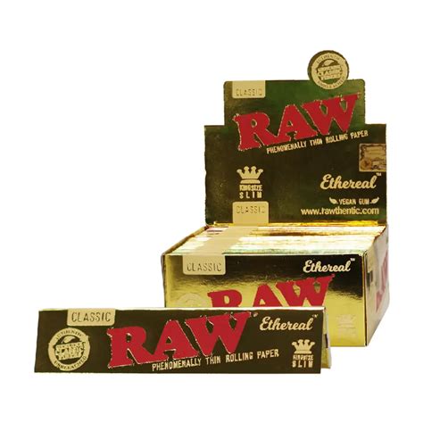 Raw Ethereal Rolling Paper King Slim 50ct