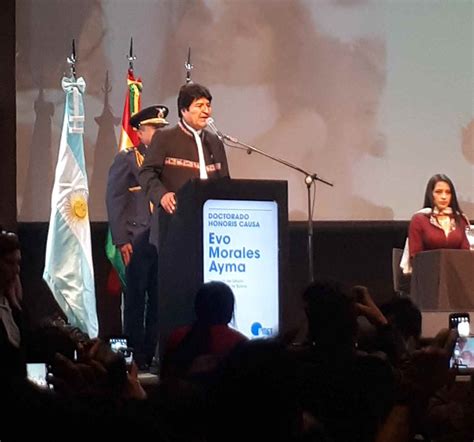 Evo Morales Recibe El Doctorado Honoris Causa En La Umet