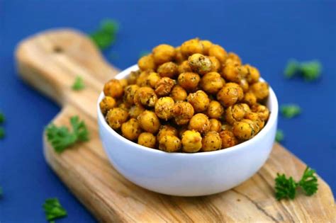 Crispy Ranch Roasted Chickpeas Baked Chickpeas With DIY Ranch