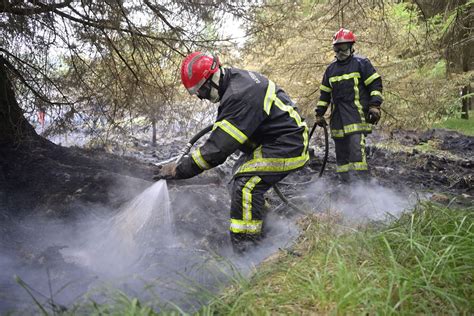 Incendie dans les Monts d Arrée Le feu est contenu les habitants