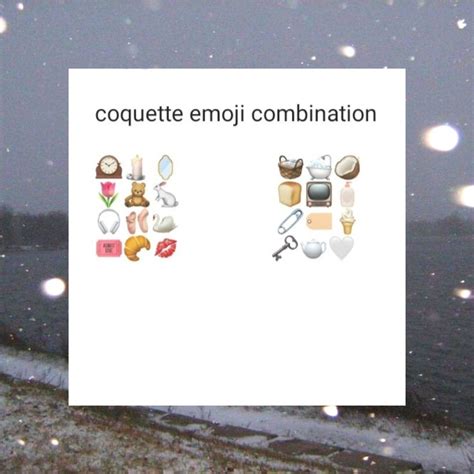 COQUETTE EMOJI COMBINATION | Emoji combinations, Emoji, Emoji for instagram