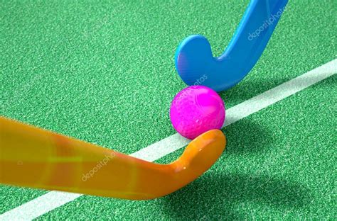 Photos: hockey stick and ball | Hockey Stick And Ball — Stock Photo ...