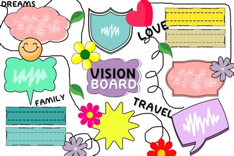 Vision Board Printable Template Postermywall