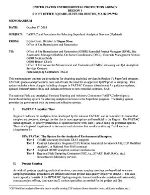 Fillable Online Memorandum Fastac And Procedures For Selecting