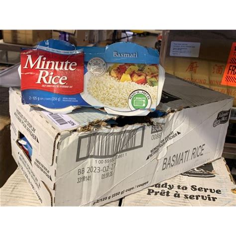 Minute Rice Basmati Gluten Free Rice Cups 2 X 125g X8