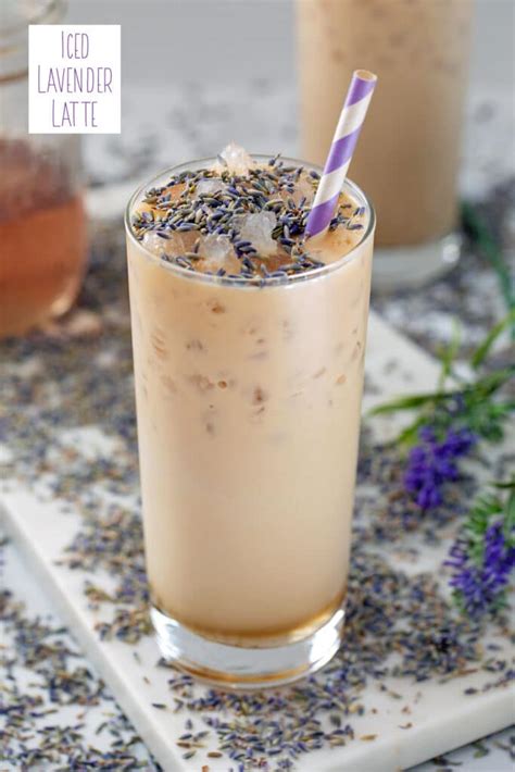 Iced Lavender Latte Recipe We Are Not Martha