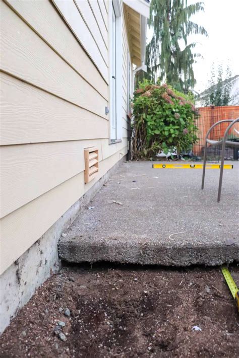 How To Fix Erosion Under Concrete Slab The Duvall Homestead