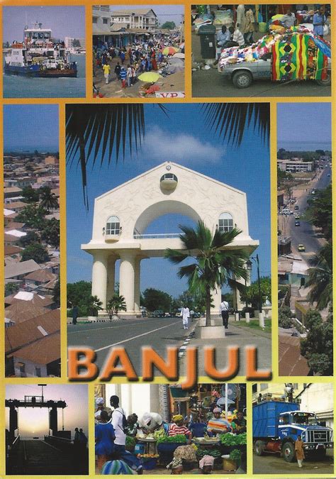 A Journey of Postcards: Banjul, capital city of The Gambia