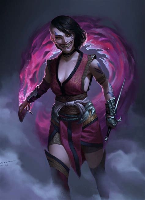 ArtStation Mortal Kombat Mileena Fanart Lucas Amorim Mortal