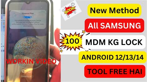 Samsung New Tool Free Bypass Mdm Kg Lock Remove All Samsung Mdm