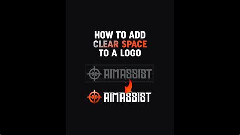 How Do You Make Clear Space In For A Logo Design Youtube